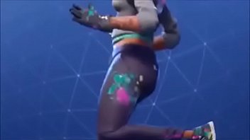 Sexy compilation of fortnite characters naked and dancing with vbucks thrown on