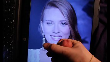 Scarlett Johansson Face and Tits Cum Tribute (Cum Facial)
